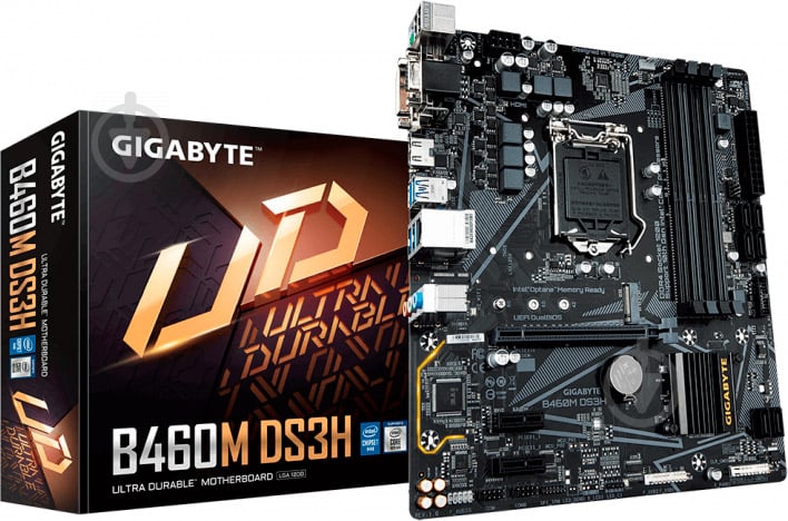 Материнская плата Gigabyte B460M DS3H (Socket 1200, Intel B460, mirco ATX) - фото 4