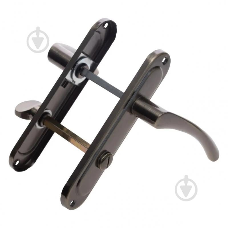 Ручка на планке ASTEX на входные и межкомнатные двери цилиндрический 62 мм бронза - фото 9