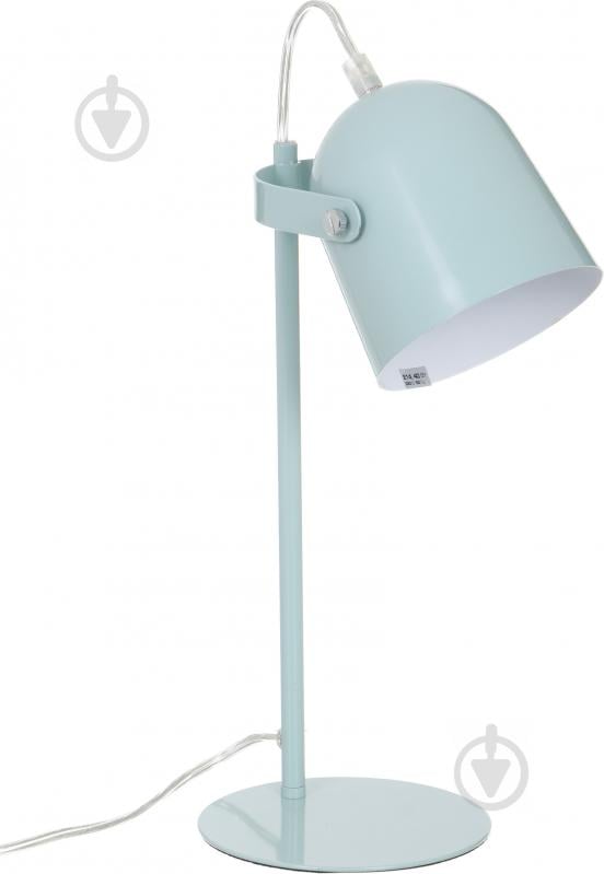 Настільна лампа офісна Accento lighting ALB-LT1806-116-BL 1x40 Вт E14 блакитний - фото 1