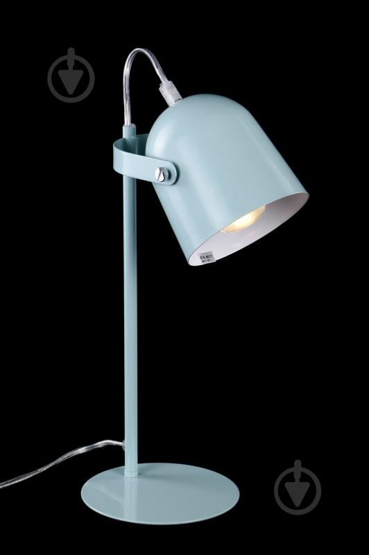 Настільна лампа офісна Accento lighting ALB-LT1806-116-BL 1x40 Вт E14 блакитний - фото 2