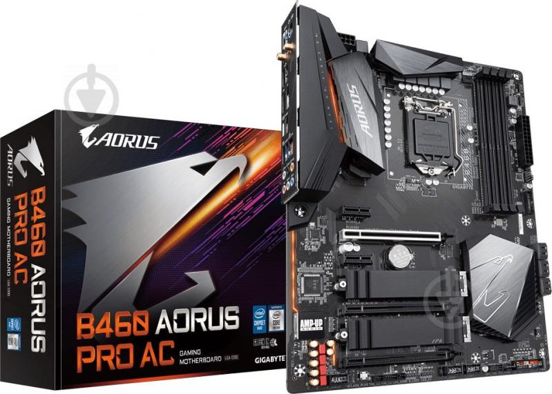 Материнская плата Gigabyte B460 AORUS PRO AC (Socket 1200, Intel B460, ATX) - фото 6