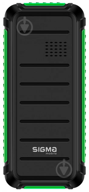 Мобильный телефон Sigma mobile X-style 18 Track black/green - фото 2