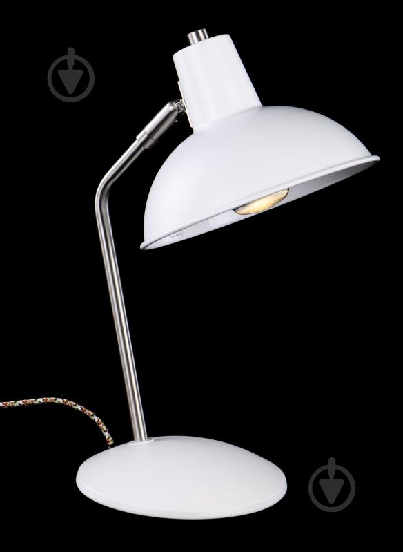 Настільна лампа офісна Accento lighting ALB-LT1806-116-WH 1x40 Вт E14 білий - фото 2