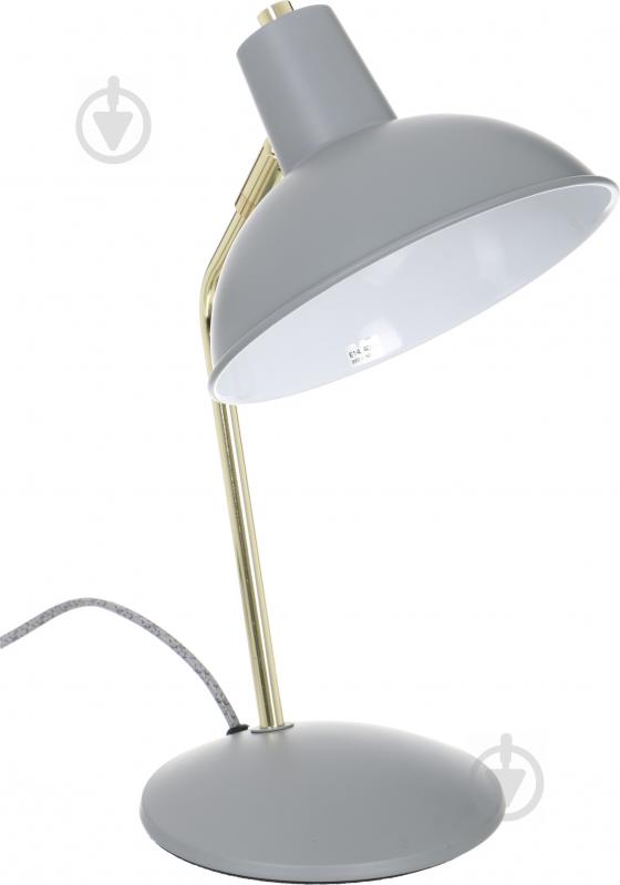 Настольная лампа офисная Accento lighting ALB-LT1806-190-GR 1x40 Вт E14 серый - фото 1