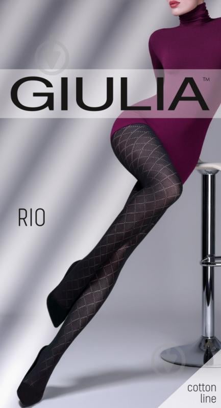 Колготки Giulia Rio 150 den 4 nero - фото 1