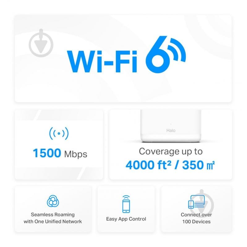 Wi-Fi-система Mercusys HALO H60X(3-PACK) - фото 6