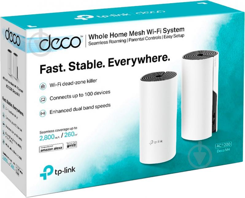 Wi-Fi-роутер TP-Link DECO M4 (2-pack) - фото 3