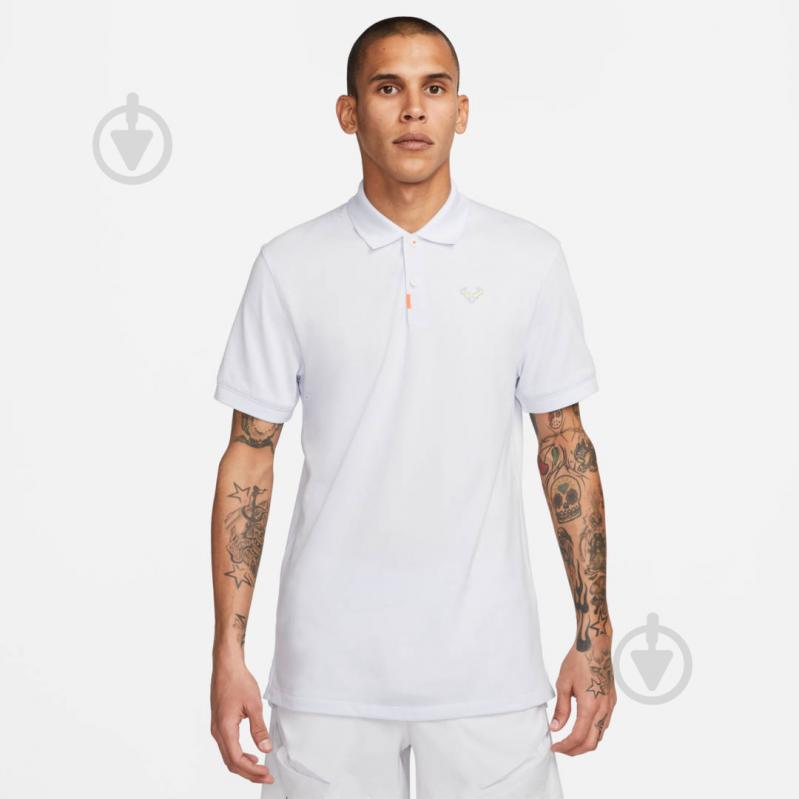 Поло Nike THE POLO DF RAFA SLIM DD8532-085 р.2XL білий - фото 1