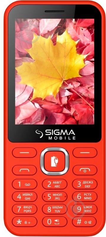 Мобільний телефон Sigma mobile X-style 31 Power red - фото 1