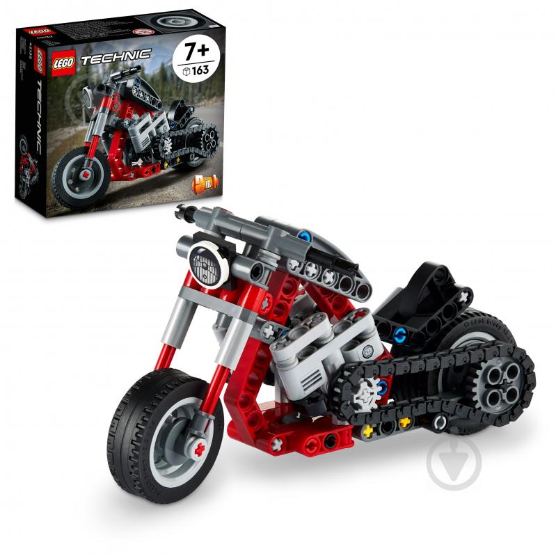 Конструктор LEGO Technic Мотоцикл 42132 - фото 7