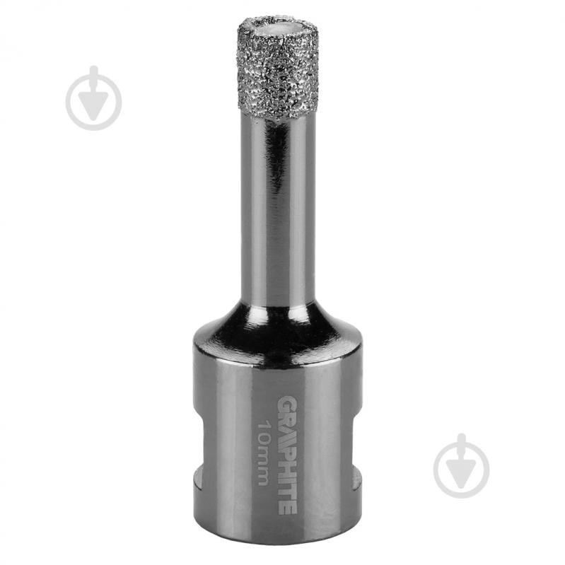 Сверло GRAPHITE корончатое 10 мм x M14 1 шт. 55h302 - фото 1