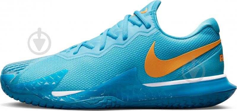 Кроссовки мужские демисезонные Nike CourtZOOM Vapor Cage 4 Rafa DD1579-400 р.42 голубые - фото 2