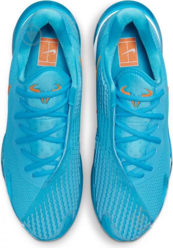 Кроссовки мужские демисезонные Nike CourtZOOM Vapor Cage 4 Rafa DD1579-400 р.42 голубые - фото 5