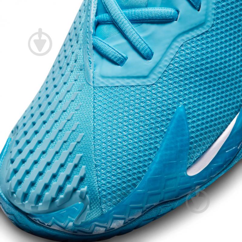 Кроссовки мужские демисезонные Nike CourtZOOM Vapor Cage 4 Rafa DD1579-400 р.42 голубые - фото 8