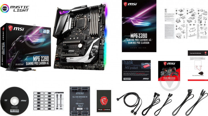 Материнская плата MSI MPG Z390 GAMING PRO CARBON AC (Socket 1151, Intel Z390, ATX) - фото 9