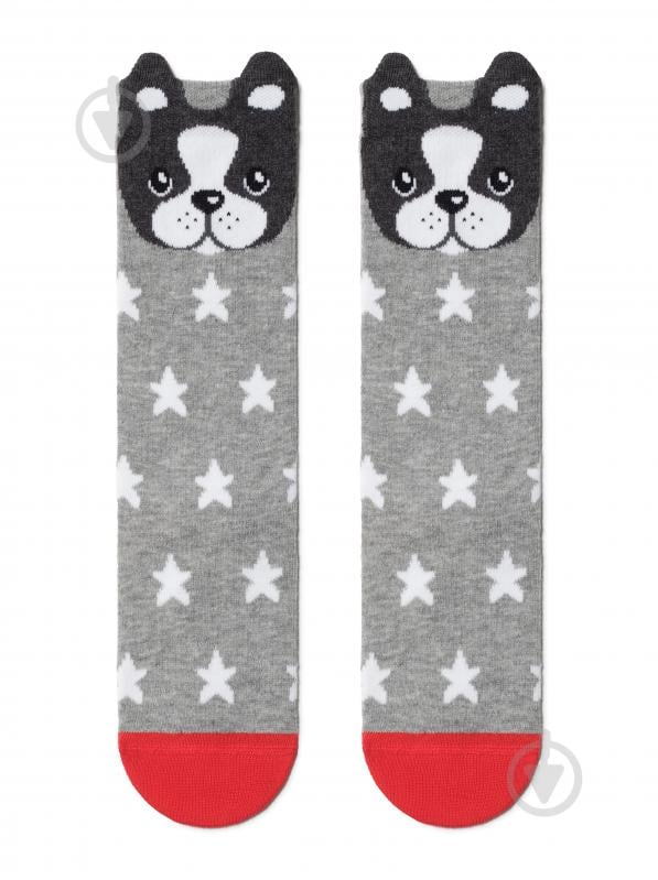 Гольфи дитячі для дівчаток Conte-Kids TIP-TOP (мордочки) 19С-141СП 042 р.18 сірий - фото 1 Гольфи дитячі для дівчаток Conte-Kids TIP-TOP (мордочки) 19С-141СП 042 р.18 сірий - фото 1