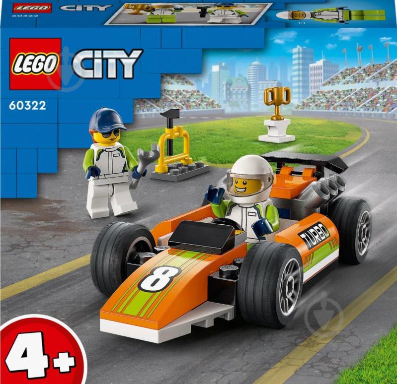 Конструктор LEGO City Гоночный автомобиль 60322 - фото 1