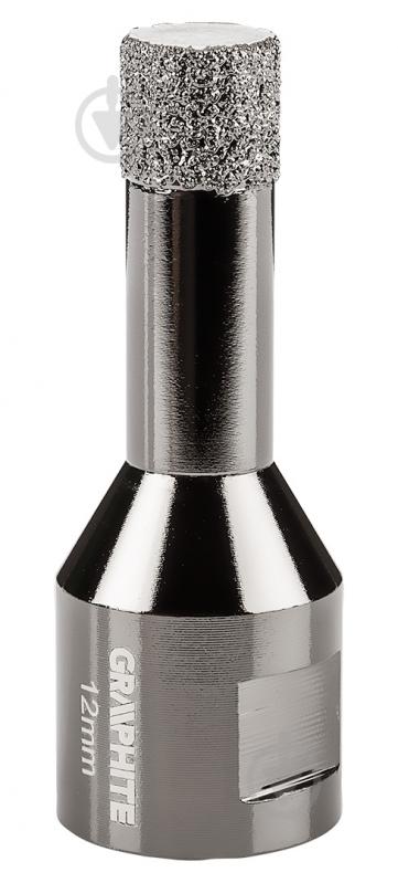Свердло GRAPHITE корончате 12 мм x M14 1 шт. 55h303 - фото 2 Свердло GRAPHITE корончате 12 мм x M14 1 шт. 55h303 - фото 2