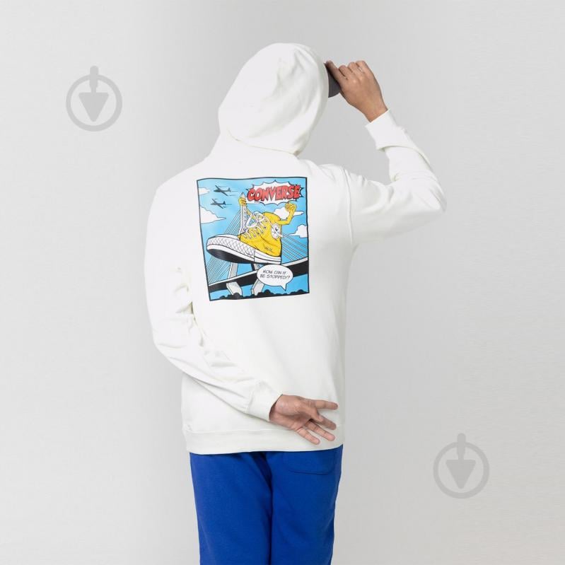 Джемпер Converse SHOE HERO HOODIE 10024614-281 р. S білий - фото 5