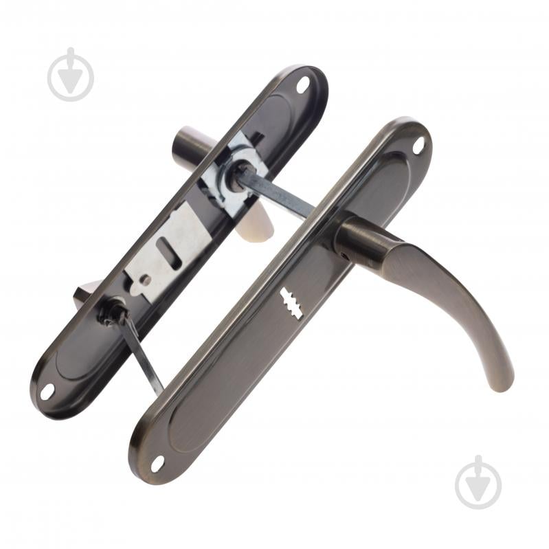 Ручка на планке ASTEX AT-Cornu S42-L сувальдный 42 мм бронза - фото 3