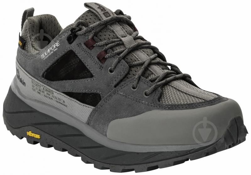 Кросівки жіночі демісезонні Jack Wolfskin TERRAQUEST TEXAPORE LOW W 4056411_6185 р.38 сірі - фото 4 Кросівки жіночі демісезонні Jack Wolfskin TERRAQUEST TEXAPORE LOW W 4056411_6185 р.38 сірі - фото 4
