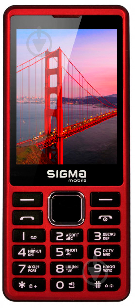 Мобильный телефон Sigma mobile X-style 36 Point red - фото 2