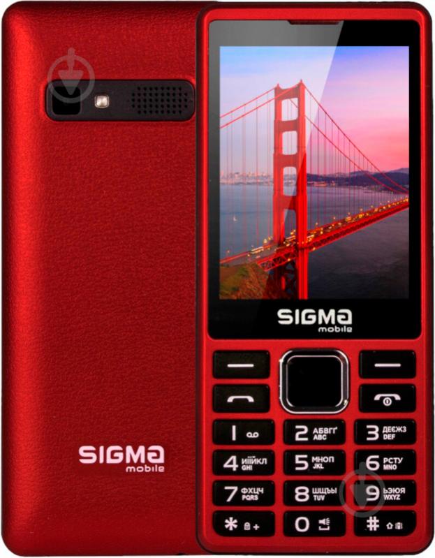 Мобильный телефон Sigma mobile X-style 36 Point red - фото 1