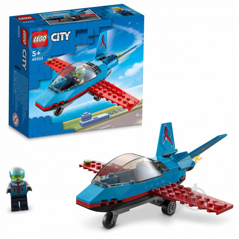 Конструктор LEGO City Каскадерський літак 60323 - фото 7