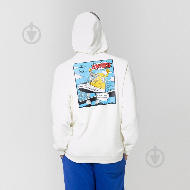 Джемпер Converse SHOE HERO HOODIE 10024614-281 р. XL білий - фото 3