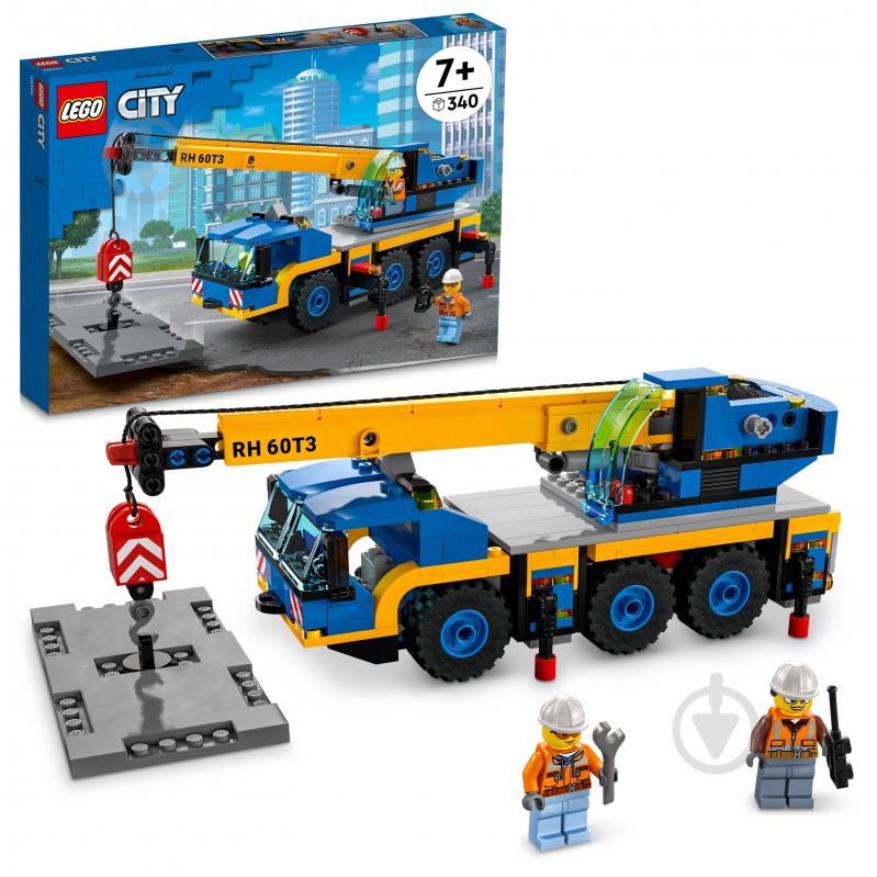 Конструктор LEGO City Мобильный кран 60324 - фото 7 Конструктор LEGO City Мобильный кран 60324 - фото 7
