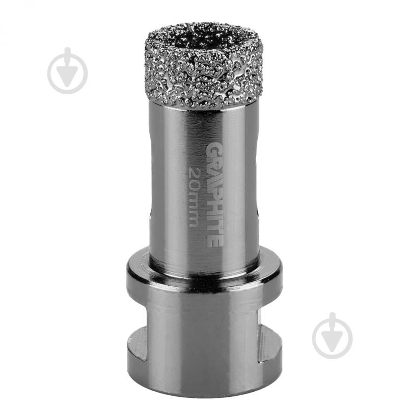 Свердло GRAPHITE корончате 20 мм x M14 1 шт. 55h305 - фото 1