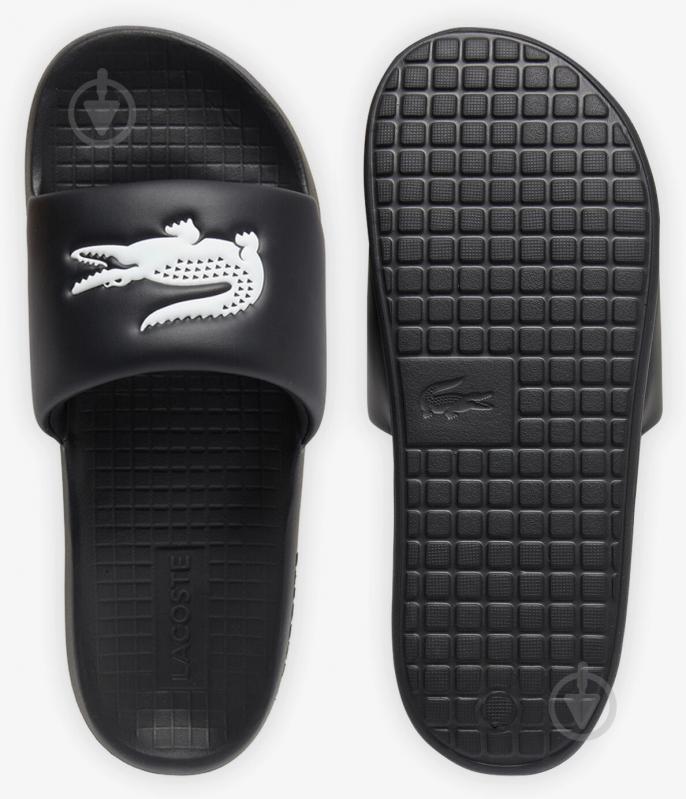 Шлепанцы Lacoste Serve Slide 1.0 49CMA0021312 р.44,5 черный - фото 6 Шлепанцы Lacoste Serve Slide 1.0 49CMA0021312 р.44,5 черный - фото 6