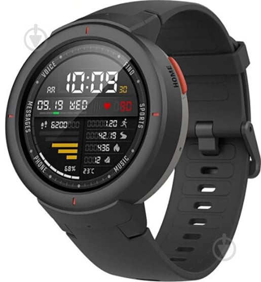 Смарт-годинник Amazfit black (676667) - фото 1