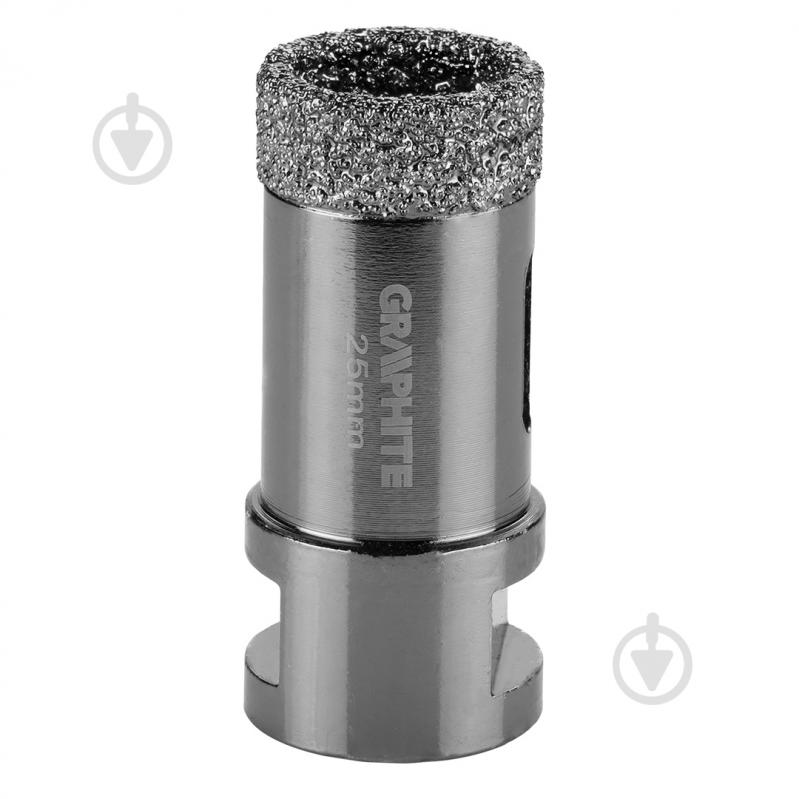 Свердло GRAPHITE корончате 25 мм x M14 1 шт. 55h307 - фото 1