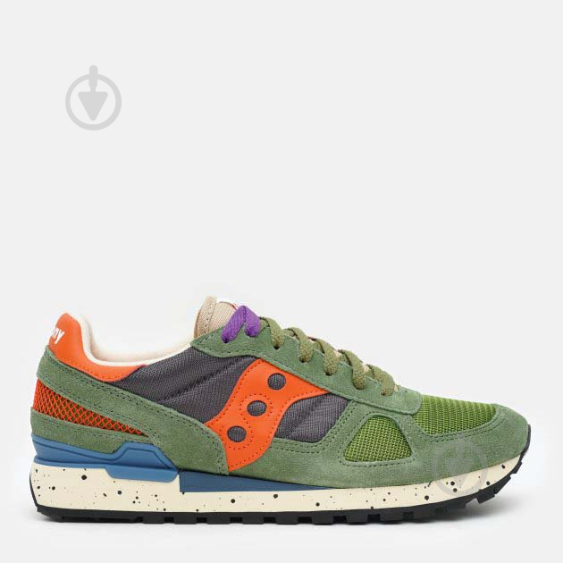 Кроссовки мужские демисезонные Saucony SHADOW ORIGINAL 2108-793s р.44,5 зеленые с оранжевым - фото 1