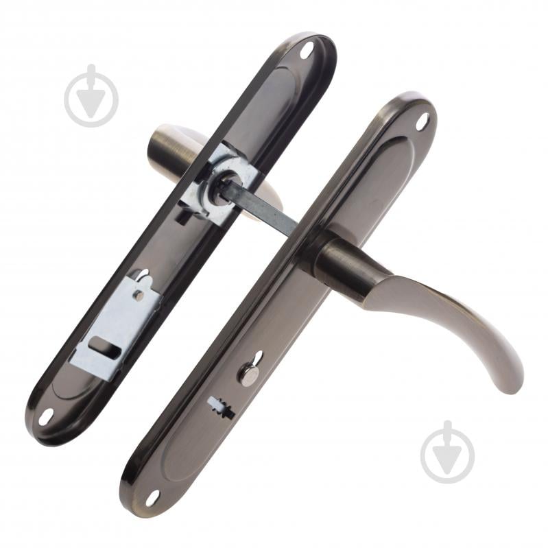 Ручка на планке ASTEX AT-Cornu S77АВ на входные и межкомнатные двери цилиндровый 77 мм бронза - фото 2 Ручка на планке ASTEX AT-Cornu S77АВ на входные и межкомнатные двери цилиндровый 77 мм бронза - фото 2