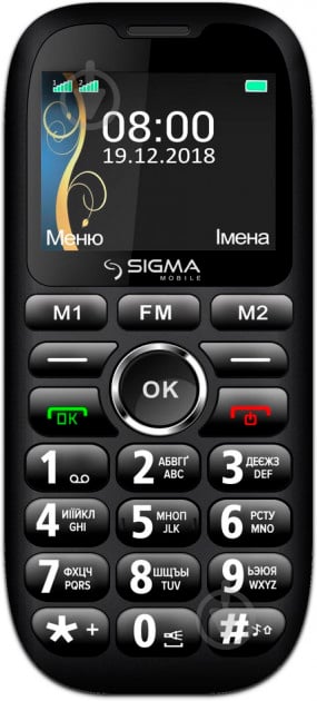 Мобильный телефон Sigma mobile Comfort 50 Grand black - фото 1