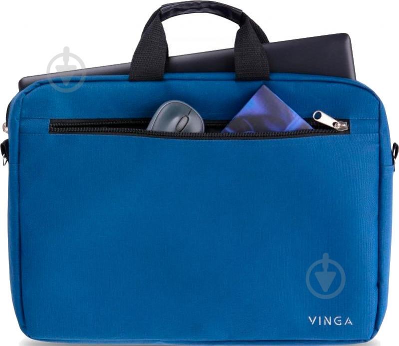 Сумка для ноутбука Vinga 15.6" blue (NB110BL) - фото 5 Сумка для ноутбука Vinga 15.6" blue (NB110BL) - фото 5