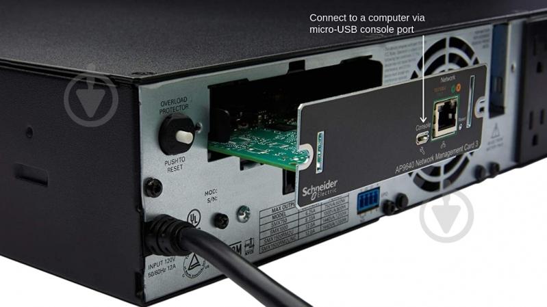 Мережева карта APC UPS Network Management Card 3 (AP9640) - фото 5 Мережева карта APC UPS Network Management Card 3 (AP9640) - фото 5