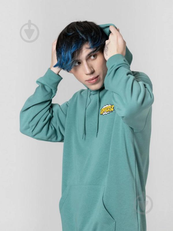 Джемпер Converse SHOE HERO HOODIE 10024614-346 р. XL зеленый - фото 3