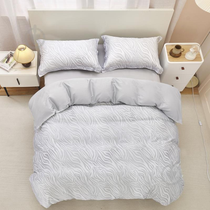 Комплект постельного белья Zebra 2 серый с принтом La Nuit - фото 2 Комплект постельного белья Zebra 2 серый с принтом La Nuit - фото 2