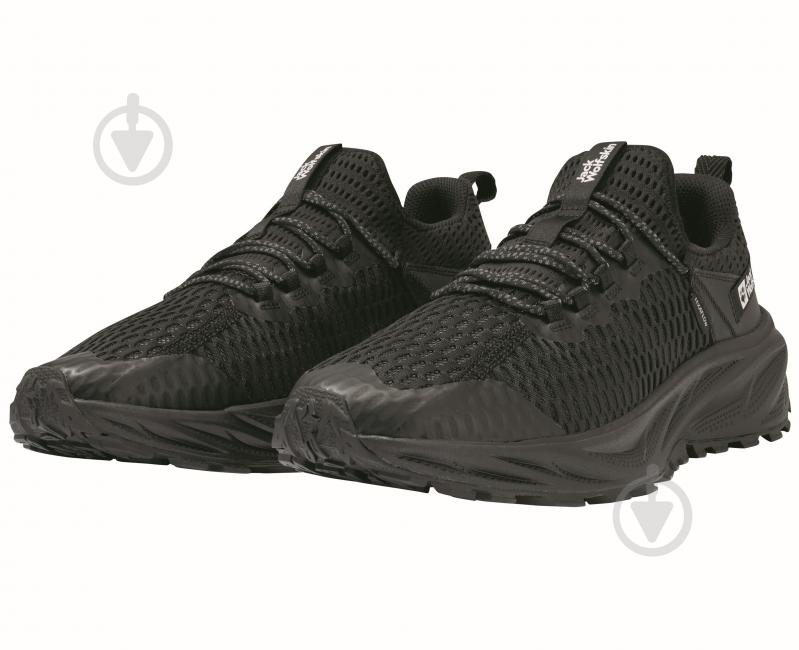 Кросівки чоловічі весняні Jack Wolfskin PRELIGHT SWIFT VENT LOW M A64084_6000 р.42,5 чорні - фото 3