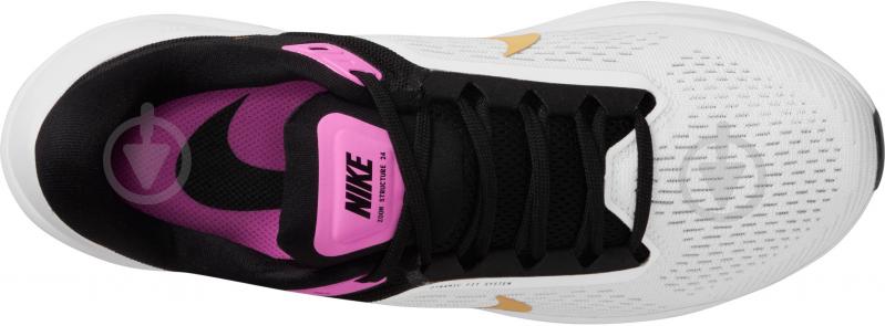 Кроссовки женские демисезонные Nike AirZOOM Structure 24 DA8570-106 р.38 белые - фото 6