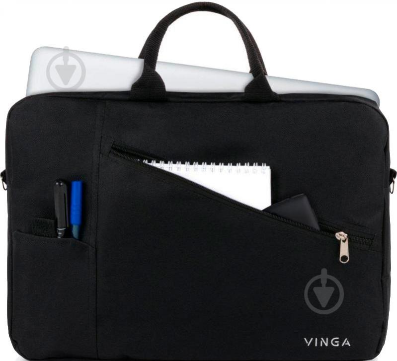 Сумка для ноутбука Vinga 15.6" black (NB120BK) - фото 5 Сумка для ноутбука Vinga 15.6" black (NB120BK) - фото 5