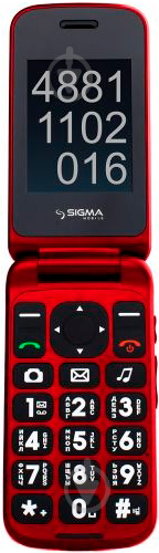 Мобільний телефон Sigma mobile Comfort 50 Shell DUO red - фото 1