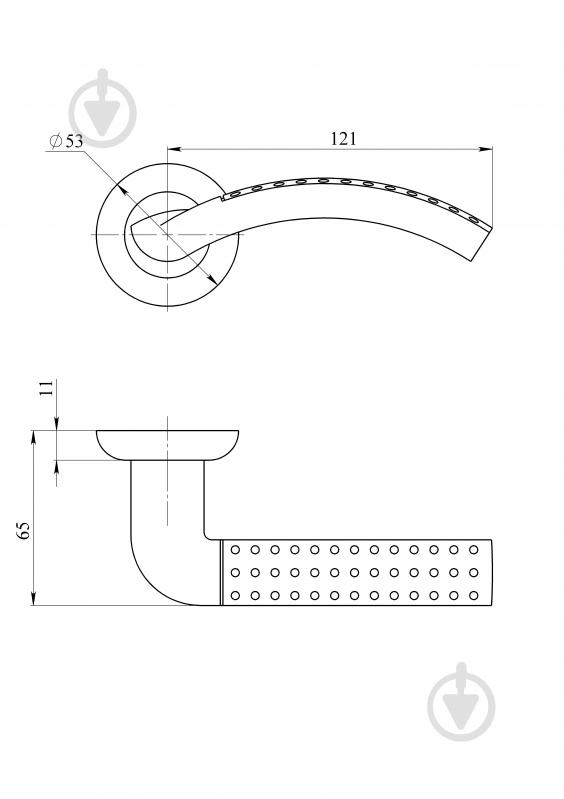 Ручка на розетке ASTEX AT-LOKUS ROSE без запирания бронза - фото 4 Ручка на розетке ASTEX AT-LOKUS ROSE без запирания бронза - фото 4
