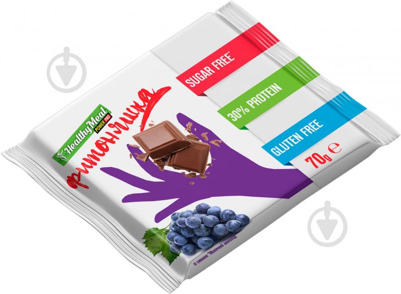 Батончик POWER PRO «Фитоняшка» молочный с изюмом 70 г - фото 1