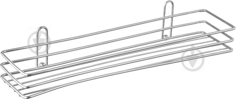 Полиця Lemax широка ЕВА-10510 на присосках для ванної кімнати 348х95х70 мм - фото 2