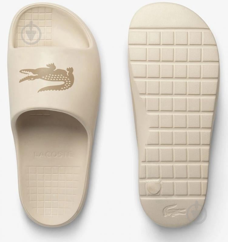 Шлепанцы Lacoste 49CMA002453S р.43 бежевый - фото 5