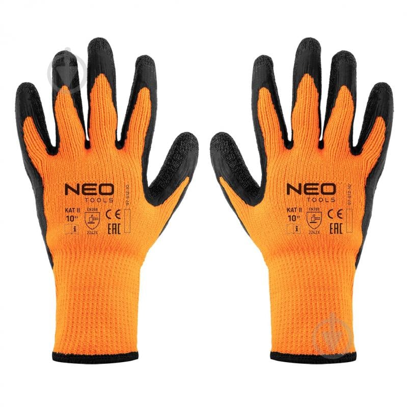 Рукавички NEO tools утеплені з покриттям латекс XL (10) 97-612 - фото 1